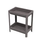 Estante 2 Prateleiras Geo Base Cinza Mushroom