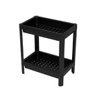 Estante 2 Prateleiras Geo Base Preto