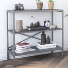 Estante 2 Prateleiras Saquarema  Cimento Queimado