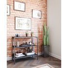 Estante 2 Prateleiras Saquarema  Preto Fosco