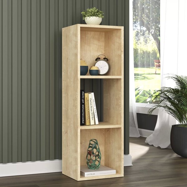 Estante 3 Nichos 90cm Torre  Madeira