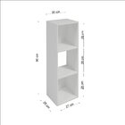 Estante 3 Nichos 90cm Torre  Madeira