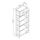 Estante 3 Nichos Retrô