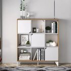 Estante 3 Portas Baltimore Branco/aveiro