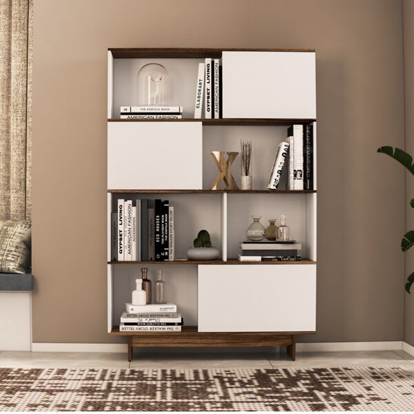 Estante 3 Portas Richmond Branco/tannat