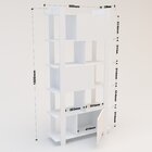 Estante 3 Portas Zurique Branco/tannat