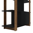 Estante 3 Portas Zurique Preto/tannat