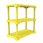Estante 3 Prateleiras Cube  Amarela