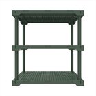 Estante 3 Prateleiras Cube  Verde Alecrim