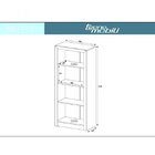 Estante 3 Prateleiras Me4137 Tecno Mobili