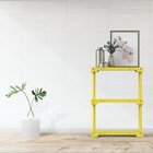 Estante 3 Prateleiras Poly  Amarela