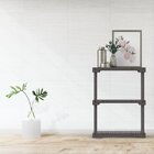 Estante 3 Prateleiras Poly  Cinza Mushroom