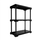 Estante 3 Prateleiras Poly Grifit Preto