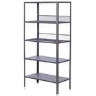 Estante 4 Prateleiras Aço Curitiba Leme Cimento Queimado