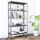 Estante 4 Prateleiras Aço Curitiba Leme Cimento Queimado