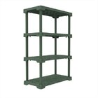 Estante 4 Prateleiras Cube  Verde Alecrim