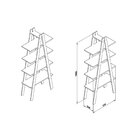 Estante 4 Prateleiras Escada Rt3048 Movelbento Oliva