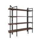 Estante 4 Prateleiras Jacarandá 500 Madmelos Preto/marrom