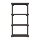 Estante 4 Prateleiras Poly  Cinza Mushroom