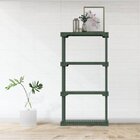 Estante 4 Prateleiras Poly  Verde Alecrim