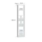 Estante 5 Prateleiras 0671a Móveis Castro