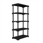 Estante 5 Prateleiras Cube  Preto