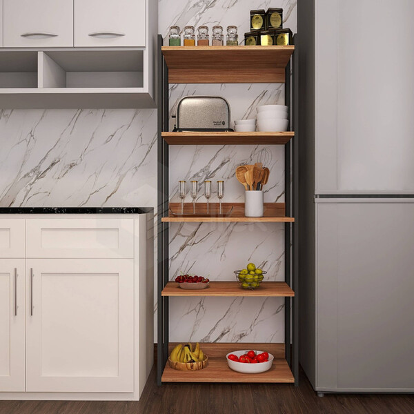 Estante 5 Prateleiras Estilo Industrial Organizadora Multiuso