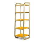 Estante 5 Prateleiras Hush Em Madeira Maciça/mdf - Natural/la