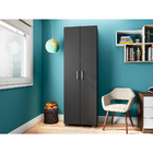 Estante 5 Prateleiras Livreiro Cor Branco Com Portas Grandes