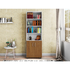 Estante 5 Prateleiras Livreiro Sala Branco E Porta Pequena -