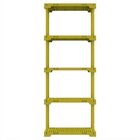 Estante 5 Prateleiras Poly  Amarela