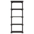 Estante 5 Prateleiras Poly  Cinza Mushroom