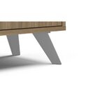 Estante 6 Nichos E 3 Portas Castanho Ouro Preto  Castanho