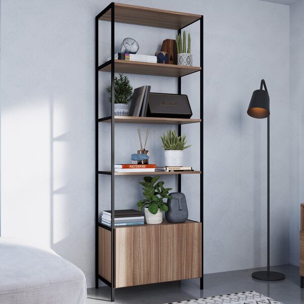 Estante 6 Prateleiras 2 Portas Estrutura De Aço Artetube Art