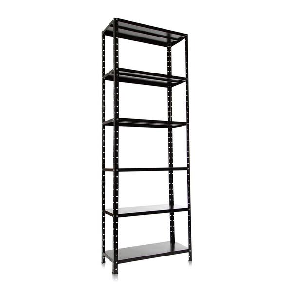 Estante 6 Prateleiras Aço Livros Ferram Quarto Cozinha - Lopes