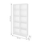 Estante 8 Prateleiras  Para Escritório Fidenza Branco