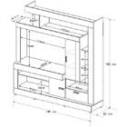 Estante Acácia - Linea Brasil - Capuccino / Cafe