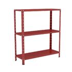 Estante Aço 3 Prateleiras Eaf007 Vermelho