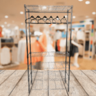 Estante Aço 5 Prateleiras Cromada Aramada 1,81 Sem Rodizio (