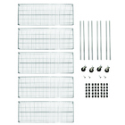 Estante Aço 5 Prateleiras Cromada Aramada