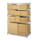 Estante Aço 5 Prateleiras Cromada Aramada Cozinha 170 Cm