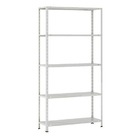 Estante Aço 5 Prateleiras Livros Cozinha Quarto Eaf005 Cinza