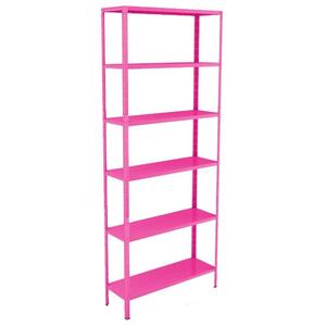 Estante Aço 6 Prateleiras Eaf013 Rosa | Leroy Merlin