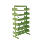 Estante Aço Biblioteca Dupla Sem Base Verde Miró