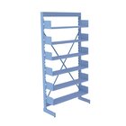 Estante Aço Biblioteca Simples Sem Base Azul Dali