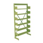 Estante Aço Biblioteca Simples Sem Base Verde Miró