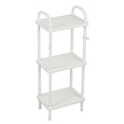 Estante Aço Branca com 3 Prateleiras 95x38x26cm Spaceo