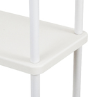 Estante Aço Branca com 3 Prateleiras 95x38x26cm Spaceo