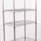 Estante Aço Cromada com 5 Prateleiras 1,8mx90cmx35cm Spaceo