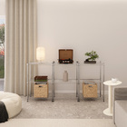 Estante Aço Cromada com 3 Prateleiras 90x60x35cm Spaceo